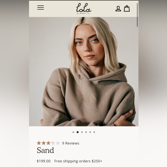 Lola Blankets Sweat Suit w/hoodie - Picture 2 of 8